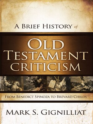 cover image of A Brief History of Old Testament Criticism